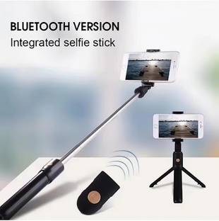 Black Camel K07 Selfie Stick Integrated Tripod BT 4.0 Wireless Selfie Stick Mini Portable Extendable Selfie Stick Tripod Tripod