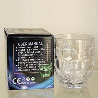 Misaki Auto Color Changing LED Light Glass Coffee Plastic Beer Mug