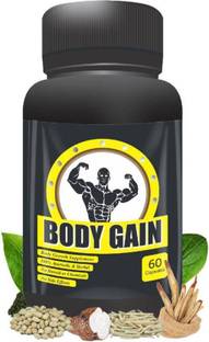 BodyGain Body gain capsules For men women, body increase medicine weight gainer tablets
