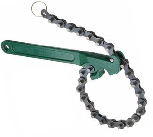 Inditrust 12'' inch Auto Oil Filter Key Chain Wrench Chain tool 305 mm Single Sided Adjustable Wrench 305 mm Single Sided Adjustable Wrench