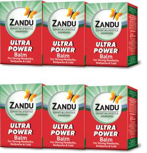 ZANDU Ultra Power Balm 8ml - PACK OF 6 Balm