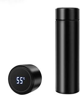 Red-sunset LED Temperature Indicator | Insulated Steel Flask Bottle| Flask (Multicolor) 500 ml Flask