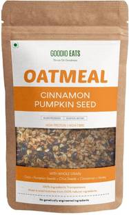 GOODIO EATS Cinnamon Oatmeal - Ready to Eat Breakfast Cereal Pouch