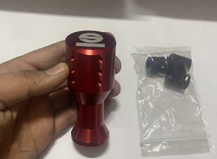 Auto MT Sparco Universal Car Gear Shift Knob Modified Auto Transmission Lever Metal for All Car Type (Red) Gear Knob