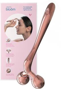 caresmith Bloom Face Sculpt Face Roller for Women | Cooling Zinc Alloy Rollers with Solid Metal Handle | Face Massager for Women | Facial Massager Machine | Roller Massager