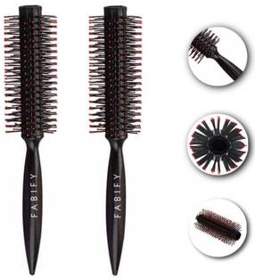 Fabify Roller Hair Brush| For Smooth & Straight Hair | Kanga | Pack of 2|