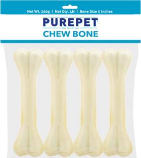 purepet Pressed Chew Bone, 5 inches - Pack of 4 Dog Treat