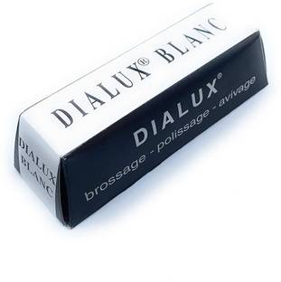 fozti Dialux White High Polishing Rouge Bar Used on Silver, White Gold and Plastics for Pre-polish and High Lustre finish for Jewellery Making, Repair, Watchmaking, Model Making and Hobby Crafts DIY Metal Polisher