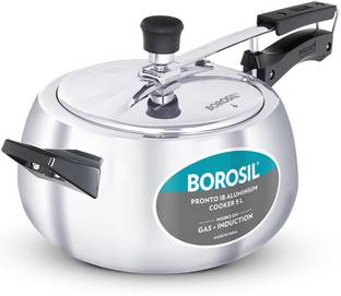 BOROSIL Pronto IB 5 L Inner Lid Induction Bottom Pressure Cooker
