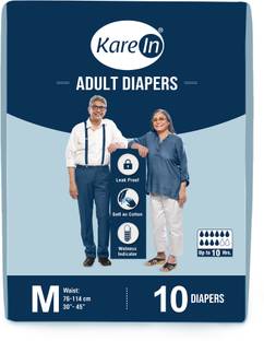 KareIn Premium Tape Style Adult Diapers - M