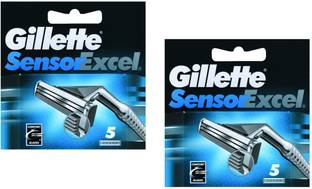 Gillette Sensor Excel C ( Works With Sensor Excel Razor ) Combo Pack Of 2