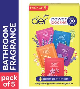 Godrej Aer Power Pocket germ protection long-lasting bathroom Fragrance Blocks Power Pocket