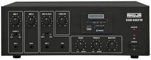 Ahuja Amplifier SSB-80DFM with USB, SD Card,Bluetooth, and FM INPUTS, Black