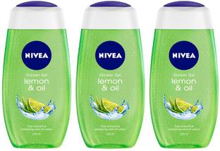 NIVEA Lemon & Oil Shower Gel - With Refreshing Scent, Ph Balanced | Moisturizer