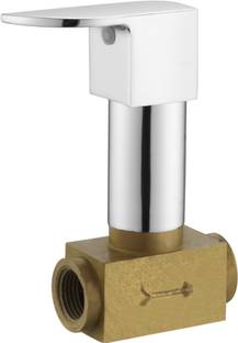 RUHE Pristine Brass Concealed Stop Cock 20 mm (Chrome Finish) Stop Cock Faucet