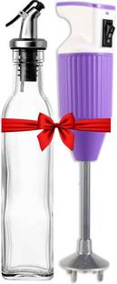 Crystalware 350 W PURPLE + Oil Dispenser Set Hand Blender
