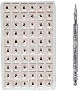 Acs 1008 ACS Acupuncture Needle Ear Vaccaria Auricular Seed Therapy Pack of 60 with 1 Sujok Jimmy Massager