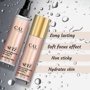C.A.L. Los Angeles Losangeles SETZ makeup finishing spray is used for locking your finished makeup look and ensures your makeup stays intact entire day Primer  - 100 ml
