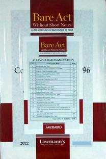 BARE ACTS WITHOUT NOTES AND COMMENTS As Per Guidellines Of The Bar Counsel Of India