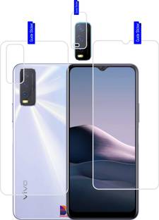 DESIBUZZ Front and Back Tempered Glass for Vivo Y20, Vivo Y20G, Vivo Y20T, Vivo Y20i