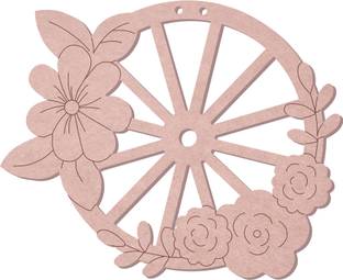 Sticker Hub 25 cm Home Decor Wooden Cutout Reusable Sticker