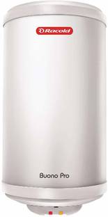 Racold 10 L Storage Water Geyser with Flexi Pipe and Free Installation (Buono Pro 10V 2KW WH, White)