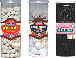 CHAMRIA sonth vati IMLI MODAK GAS GARLIK Home Made Mukhwas Mouth Freshener | Hygienically Prepared And Packed |