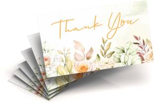 CLICKEDIN 100 Pieces 1.5 Inches Thank You Business Card