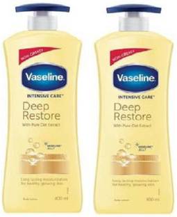 Vaseline WINTER LOTION DEEP RESTORE 400ML X 2