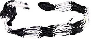 HACKERX FCN-234 Football Carry Net Football Net 12 Ball Net (White, Black ) Football Net