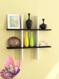 HabibaArtGallery Plus Shape Wall Shelf / Hashtag Floating Wall mount / Made in Medium Dencity Fiber Wood / Rack Shelf / Floating Shelf MDF (Medium Density Fiber) Wall Shelf