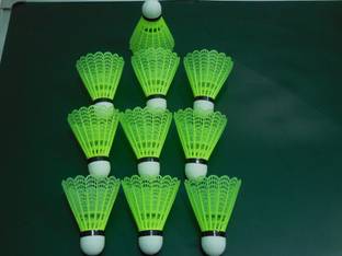 CTC CREATION Premium Nylon Aero-777 Badminton Shuttlecock Plastic Shuttle  - Yellow