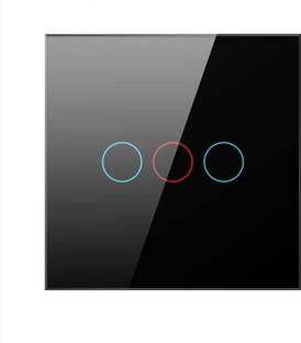 SiSAH 3 Way Wall Capacitive Touch Switch Smart Switch