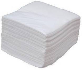 CYMA Non Woven Disposable Face Cleaning Cloth, Beauty Towel, Dry Wipe, Durable for Cleansing, Facial, Makeup Removal, Multipurpose Tissue Napkin 50 WIPES PACK 1 (8X8 INCH)