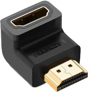 Diktmark HDMI Adapter 0 m 90 Degree HDMI Adapter Male to Female, 90 Degree HDMI Bend L-Shaped HDMI Jointer