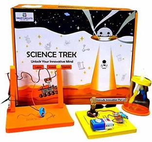 Smartcircuits Science Trek KIT | Experiment Kit | Science Kit for class 7 | STEM Kit for Class 7 | Age 12-14 Years | 25 Experiments including manual & videos link | STEM, CBSE, ICSE & STATE BOARD
