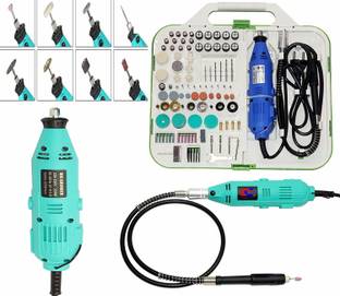 uptodatetools 130W Mini Grinding Machine Engraving Pen Drill Electric Rotary Tool Rotary Bit Set