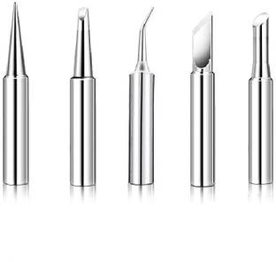 PAUS&MORK Set of 5 Soldering Iron Bits Suitable For Model 936, 937, 907 900M-T-K/3.2D/IS/3C/T-I) 0 W Simple