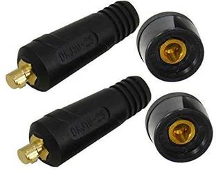 FIREWELD Welding cable connector (Pack of 4) Welding Machine Cable Joint Quick Connectors Wire Connector