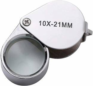 Scorpion Jewelers Eye Loupe Magnifying 10x 21mm Triplet Type – Eye Glass Magnifier - Magnifying Glass, Microscope for Jewelers