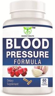 BHARAT HEALTH BLOOD PRESSURE FORMULA CAPSULE AYURVEDIC BP CONTROLLER 60 CAPSULE ( PACK OF 1 )