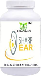 BHARAT HEALTH SHARP EAR CAPSULE AYURVEDIC HEARING HEALTH EAR TREATMENT 60 CAPSULE ( PACK OF 1 )