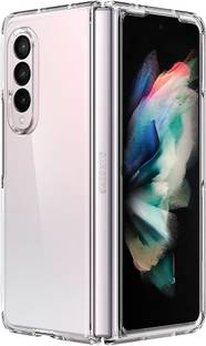 KrKis Back Cover for Samsung Galaxy Z Fold 3, Samsung Z Fold 3 Hard PC Slim Fit Cover with Camera Lens Protection