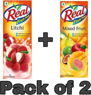 Real litchi juice and mix juice