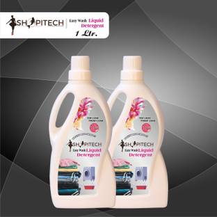 SHOPITECH Easy Wash Liquid Detergent- 2 Liter Fresh Liquid Detergent (2000 ml) Detergent Powder (Floral)