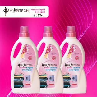 SHOPITECH Easy Wash Liquid Detergent, Suitable for top load detergent and front load liquid detergent, Wash Detergent for Machine and Hand Wash - 3 Liter Fresh Liquid Detergent (3000 ml)M Fresh Liquid Detergent