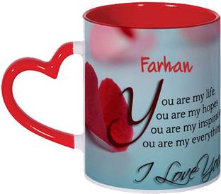 Wagwan Farhan Love Romantic Gift On Valentine's Day For Lover Boyfriend Girlfriend Husband Wife Mg1378 Ceramic Coffee Mug