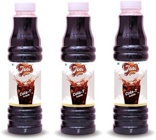 jeni Cola-T Sharbat & Soda [700 ml each] [Pack of 3 Flavors] COLA