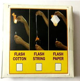 A SARKAR MAGIC SHOP FLASH COTTON MAGIC / SPARKEL COTTON MAGIC / MAGICIAN FLASH COTTON 1 Magic Tricks