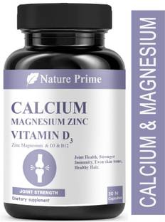 Nature Prime Calcium Complex Supplement 1000mg With Alfalfa For Women And Men